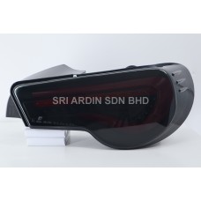 Subaru BRZ / Toyota 86 12-20 Black Base Red Bar Smoke Lens Light Bar LED Tail Lamp